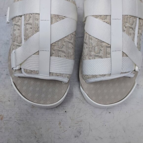 Dior Oblique White Alpha Sandal WOMENS Slide - Picture 5 of 10